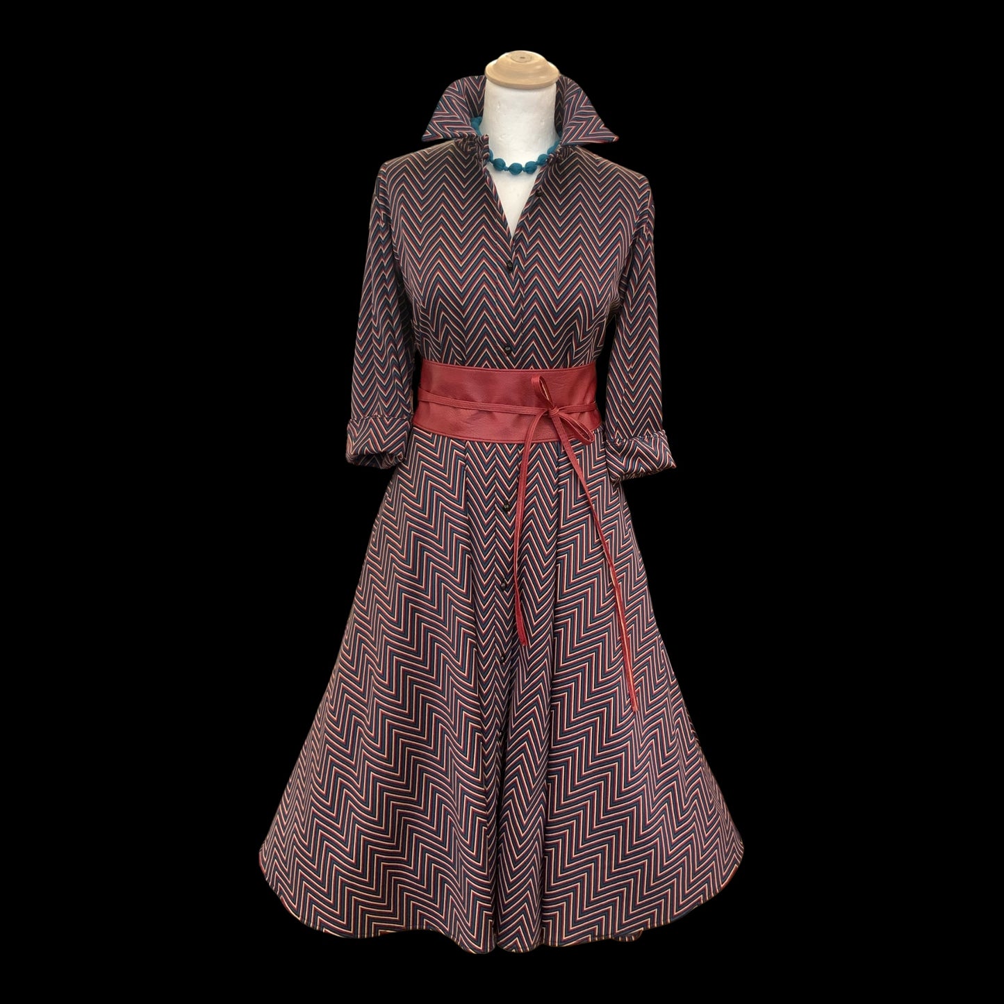 Abito Holly bordeaux