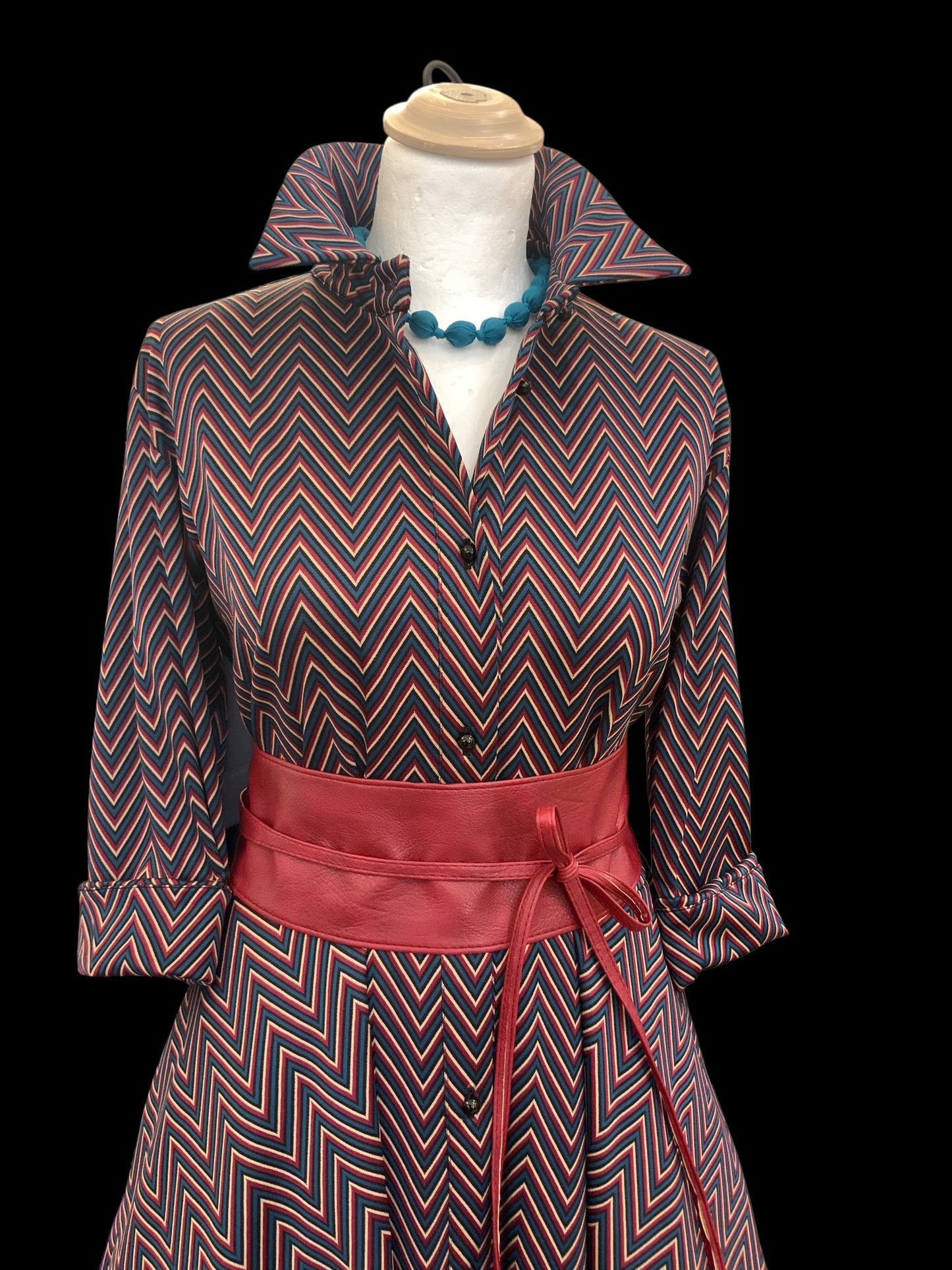 Abito Holly bordeaux
