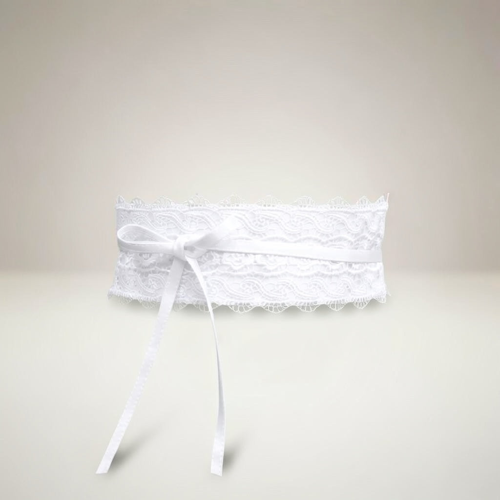 Cintura pizzo “Kelly” bianca