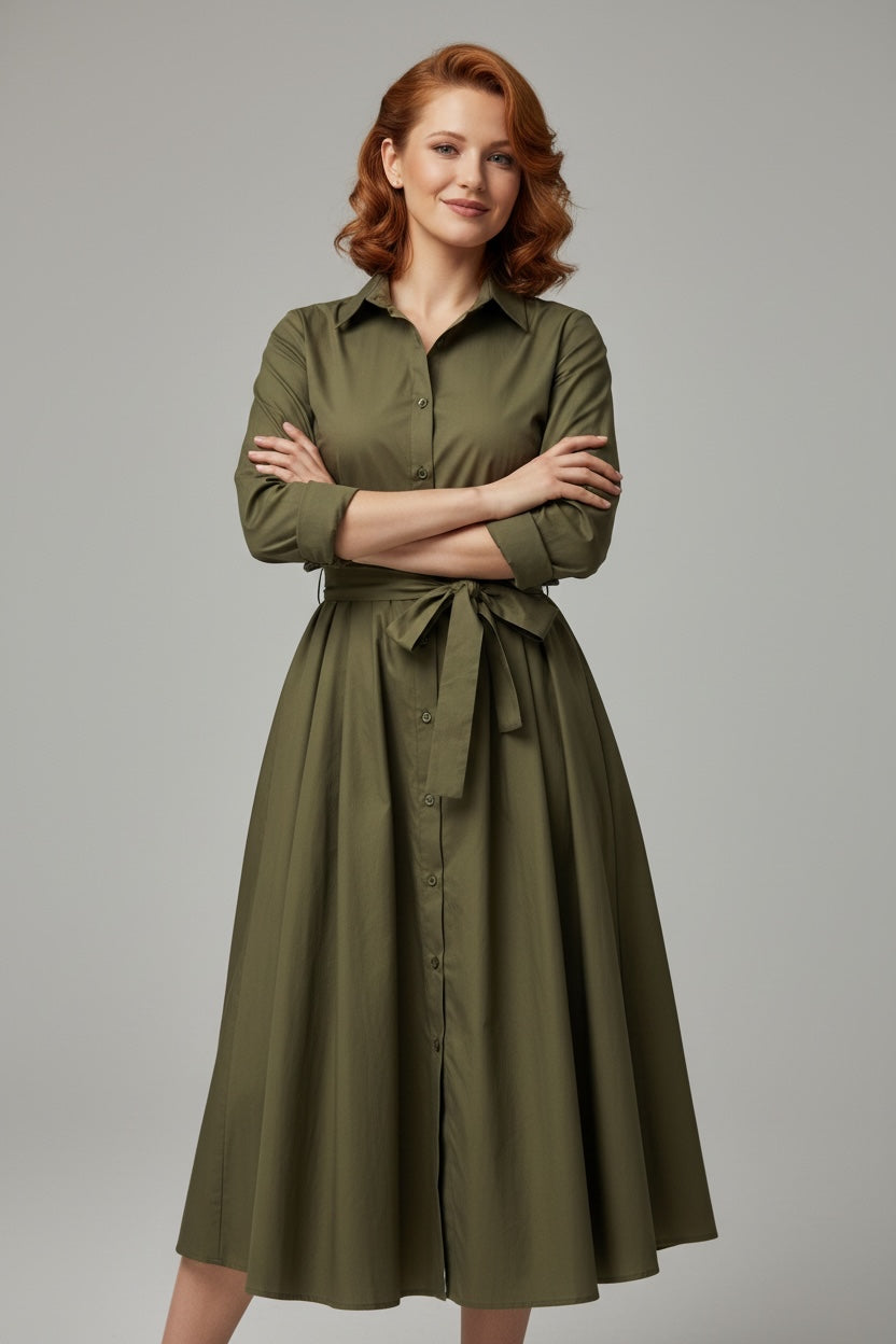 Abito Coquette | Olive