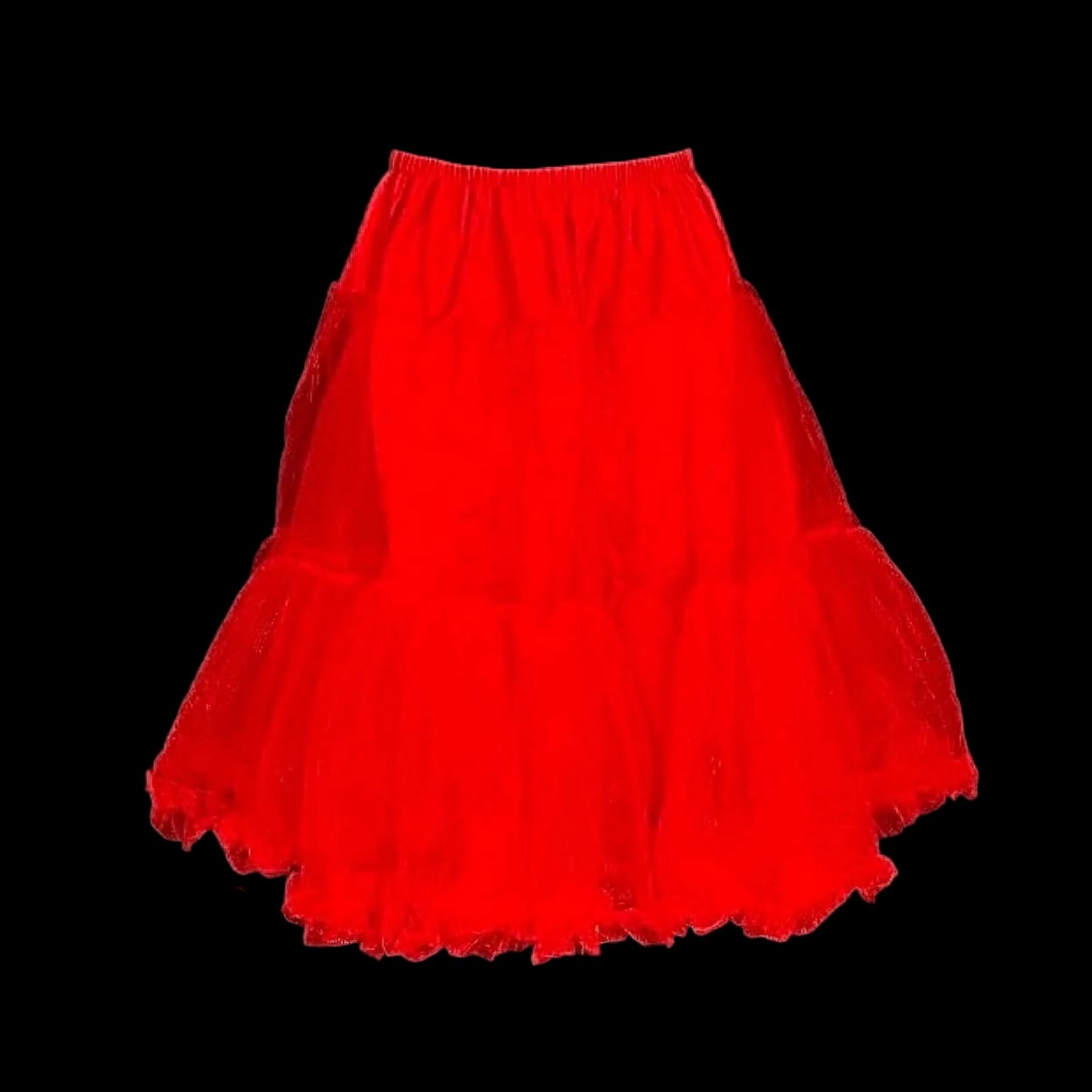 Sottogonna regolabile organza rossa