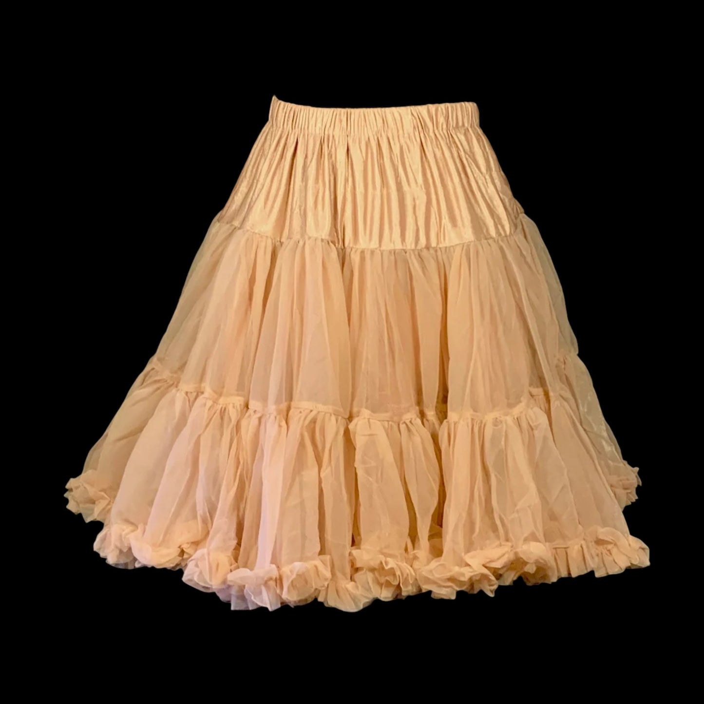 Sottogonna regolabile organza champagne