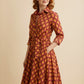 Abito Glenda bordeaux