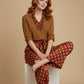 Pantalone Mildred bordeaux