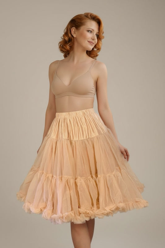 Sottogonna regolabile organza champagne