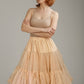 Sottogonna regolabile organza champagne