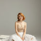 Sottogonna regolabile  organza bianca