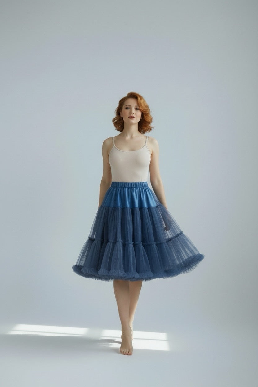 Sottogonna regolabile Blu tampone