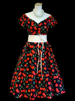 Charger l&#39;image dans la galerie, OUTLET-Abito anni ‘50 “Cheryl”
