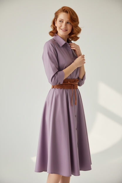 Abito Alison mauve