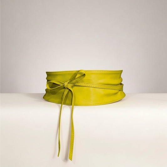 Cintura liscia “Amber” verde lime