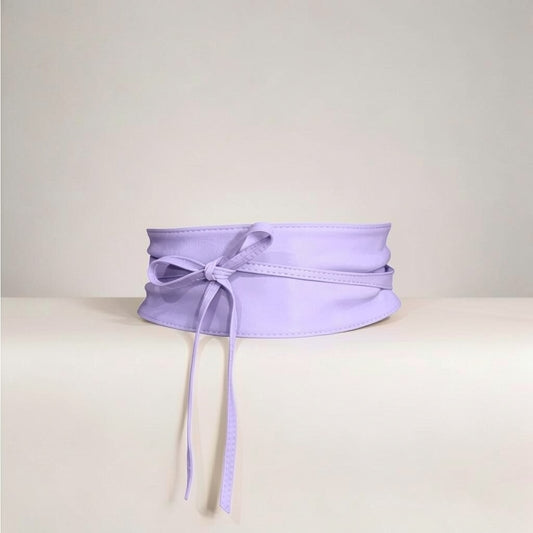 Cintura liscia “Amber” lilla chiaro