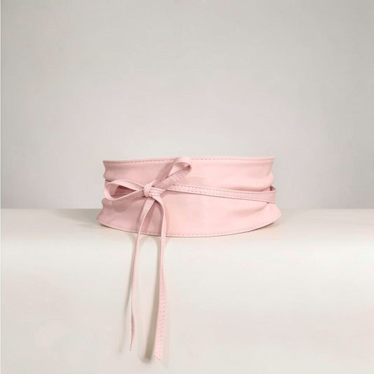 Cintura liscia “Amber” rosa cipria