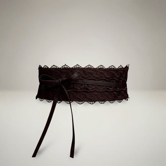 Cintura pizzo “Kelly” nera