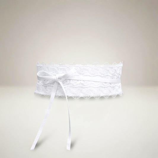 Cintura pizzo “Kelly” bianca