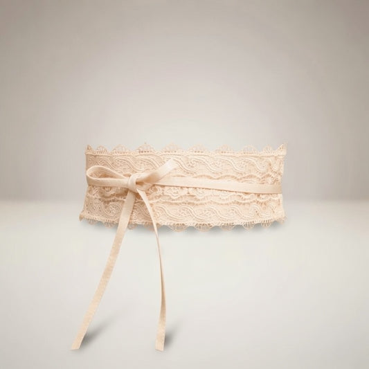Cintura pizzo “Kelly” avorio