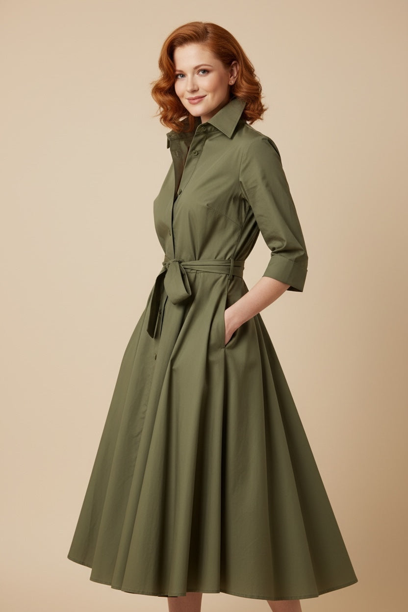 Abito Coquette | Olive