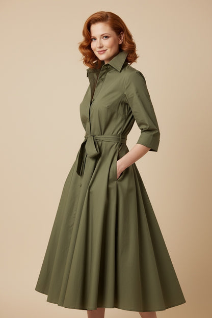 Abito Coquette | Olive