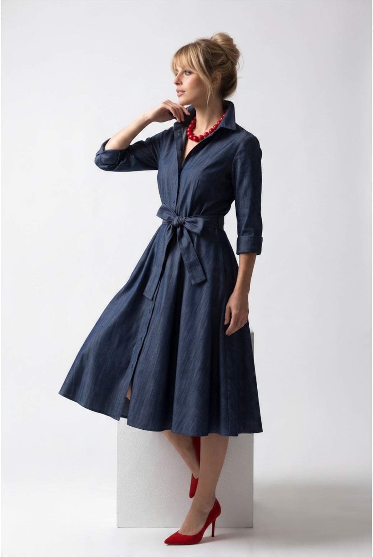 Abito Coquette | Denim