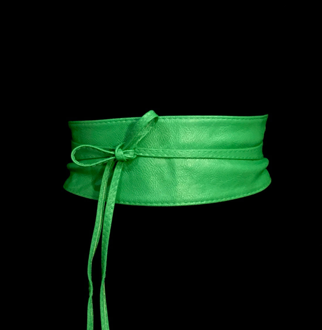 Cintura liscia “Amber” verde prato