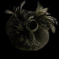 Fascinator clips nero piume