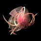 Fascinator cerchietto rosa piumette